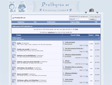 Tablet Screenshot of pratbyran.se